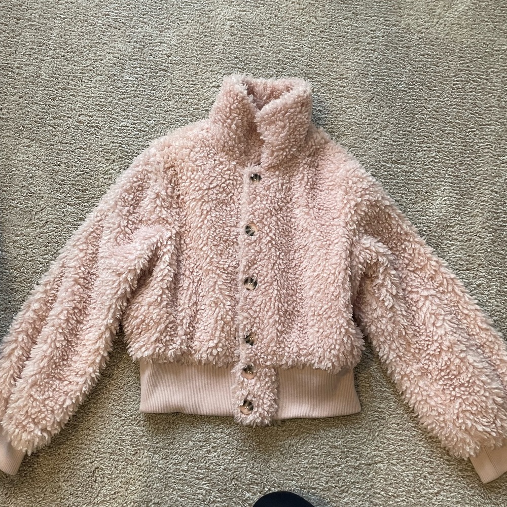 Pink Bomber Jacket. Size Large. From Fashion Nova